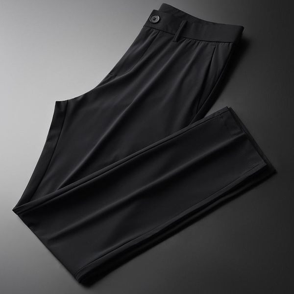 men's pants summer black mens luxury solid color business and casual trousers fashion slim fit thin simple male
men's pants summer black mens luxury solid color business and casual trousers fashion slim fit thin simple male