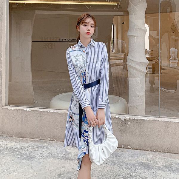 casual dresses chiffon women's dress party girl's long sleeve clothing summer fashion print a-line mid-calf houthion, Black;gray
casual dresses chiffon women's dress party girl's long sleeve clothing summer fashion print a-line mid-calf houthion, Black;gray