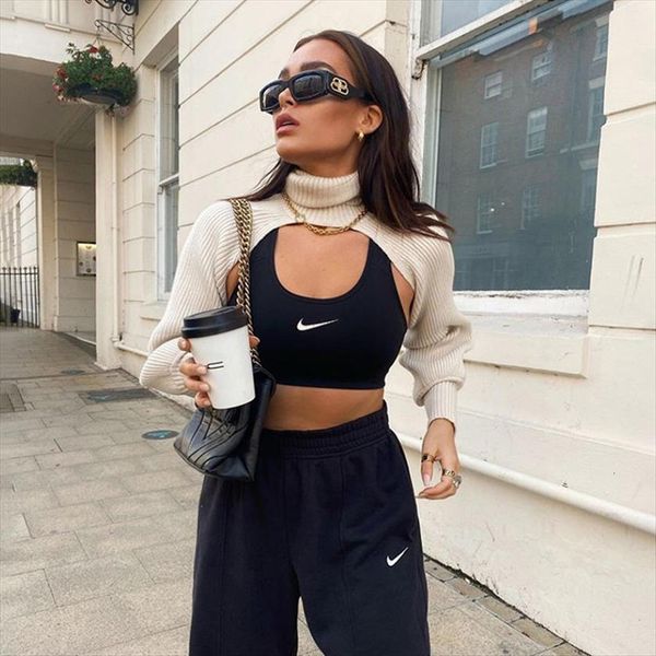 fashion casual turtleneck crop womens sweater women smocked solid vintage knitted jumpers ladies long sleeve pullover, White;black
fashion casual turtleneck crop womens sweater women smocked solid vintage knitted jumpers ladies long sleeve pullover, White;black