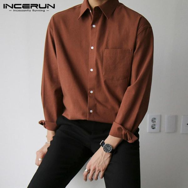 men casual shirt brand turn down collar button solid color long sleeve camisas streetwear leisure clothing men's shirts, White;black
men casual shirt brand turn down collar button solid color long sleeve camisas streetwear leisure clothing men's shirts, White;black