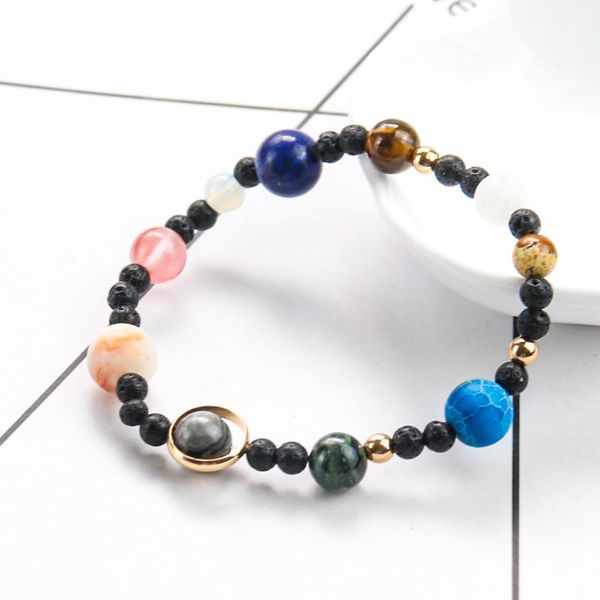 beaded, strands natural mineral planet bracelet universe gems beads solar system bangle tiger eye lapis lazuli pelelith lava energy jewelry, Black
beaded, strands natural mineral planet bracelet universe gems beads solar system bangle tiger eye lapis lazuli pelelith lava energy jewelry, Black