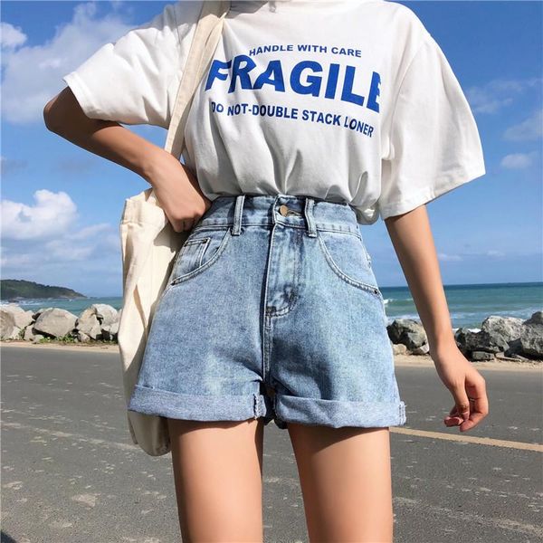 women's jeans virite summer women denim shorts bottom crimping female casual short wide leg multi colors, Blue
women's jeans virite summer women denim shorts bottom crimping female casual short wide leg multi colors, Blue