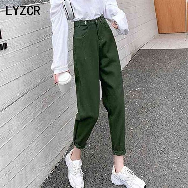 lyczr harem vintage pants loose boyfriends for mom jeans high waist womens woman autumn, Blue
lyczr harem vintage pants loose boyfriends for mom jeans high waist womens woman autumn, Blue