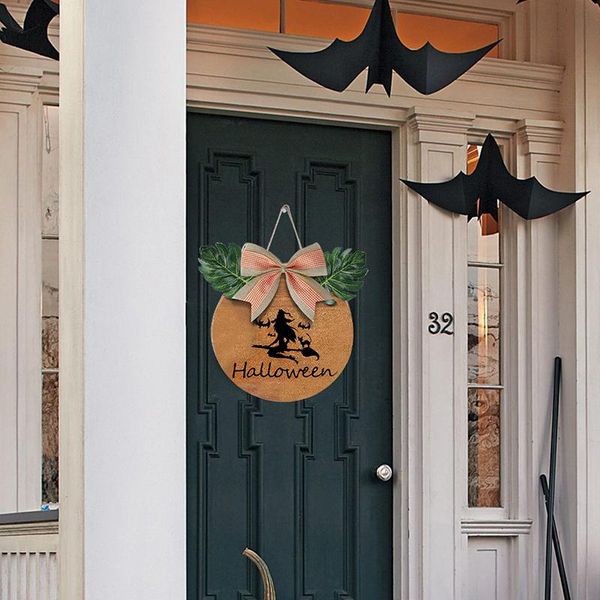 decorative objects & figurines halloween door hanging sign welcome wreath front hanger with rope round outdoor vertical home decoration
decorative objects & figurines halloween door hanging sign welcome wreath front hanger with rope round outdoor vertical home decoration