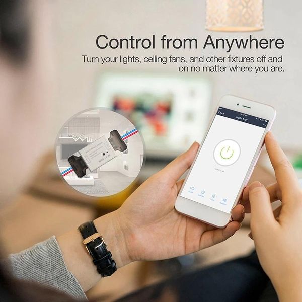 smart home control wifi+rf 433 wireless remote switch light controller mobile phone module work with alexa google ewelink
smart home control wifi+rf 433 wireless remote switch light controller mobile phone module work with alexa google ewelink
