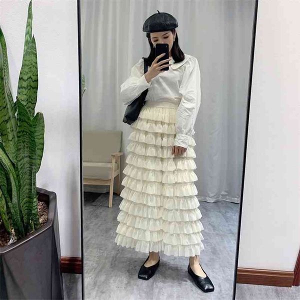 summer elastic high waist slim simple chiffon cake skirt all-match casual fresh women a-line long 210527, Black
summer elastic high waist slim simple chiffon cake skirt all-match casual fresh women a-line long 210527, Black