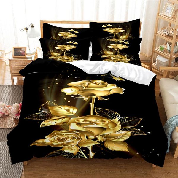 bedding sets 3d golden rose set duvet cover bed cotton bedroom
bedding sets 3d golden rose set duvet cover bed cotton bedroom