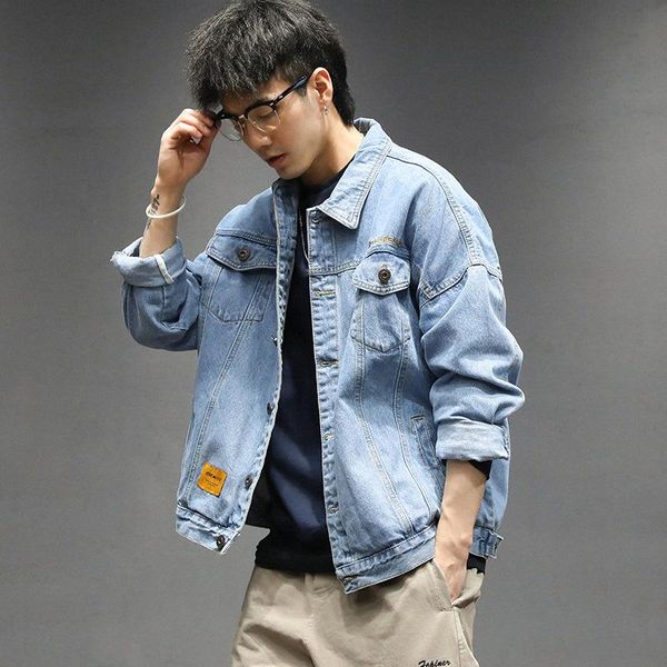 city men's autumn product denim jacket men fall 2021 korean style trendy loose jackets, Black;brown
city men's autumn product denim jacket men fall 2021 korean style trendy loose jackets, Black;brown