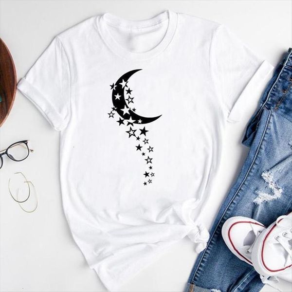 graphic cartoon moon love womens t shirt cute printing 90s short sleeve summer fashion print clothes tees, White
graphic cartoon moon love womens t shirt cute printing 90s short sleeve summer fashion print clothes tees, White