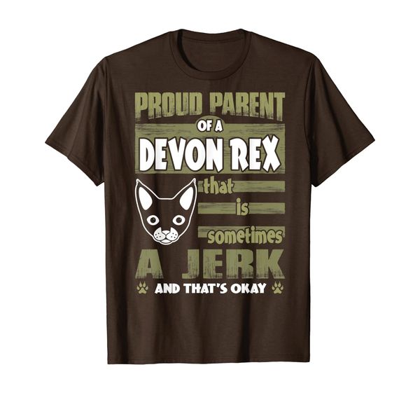 proud parent of devon rex sometimes jerk tshirt, White;black
proud parent of devon rex sometimes jerk tshirt, White;black