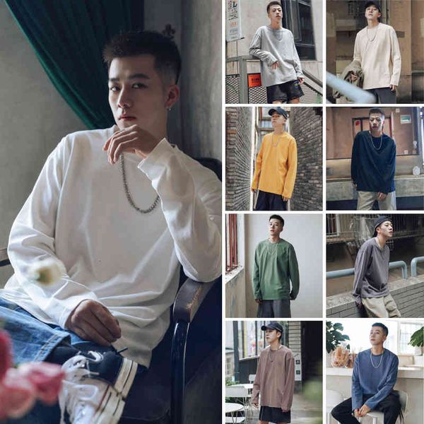 men's hoodies & sweatshirts 12 solid color round neck pullover long sleeve male loose coats cotton clothes casual bottoming shirt, Black
men's hoodies & sweatshirts 12 solid color round neck pullover long sleeve male loose coats cotton clothes casual bottoming shirt, Black