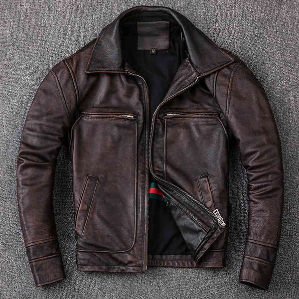 men's leather & faux new men cowhide coat genuine jacket vintage style man clothes motorcycle biker jackets l2bv brfp ap3u, Black
men's leather & faux new men cowhide coat genuine jacket vintage style man clothes motorcycle biker jackets l2bv brfp ap3u, Black