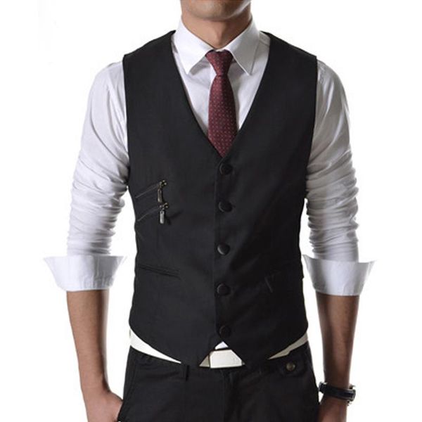 men's vests 2021 fashion casual slim gentlemen vest zip pocket decoration stylish mens blazers size m-2xl 4 colors, Black;white
men's vests 2021 fashion casual slim gentlemen vest zip pocket decoration stylish mens blazers size m-2xl 4 colors, Black;white