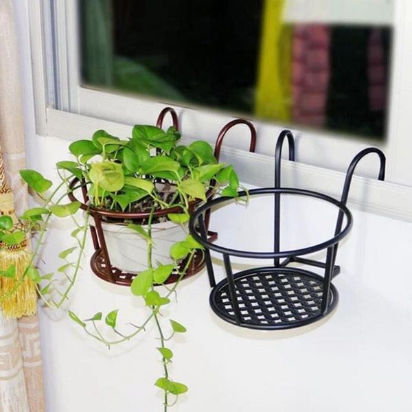 planters & pots 1pc hanging plant basket multi-use iron fence balcony flower shelf home garden decoration
planters & pots 1pc hanging plant basket multi-use iron fence balcony flower shelf home garden decoration