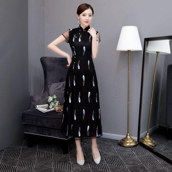 ethnic clothing 2021 white fashion long cheongsam chinese style mandarin collar dress womens summer embroidery qipao slim party dresses vest, Red
ethnic clothing 2021 white fashion long cheongsam chinese style mandarin collar dress womens summer embroidery qipao slim party dresses vest, Red
