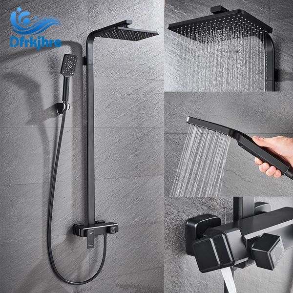 dfrkjhre shower faucet oil rubbed bronze 8" brass with handshower bathroom tub shower mixer tap temperature display
dfrkjhre shower faucet oil rubbed bronze 8" brass with handshower bathroom tub shower mixer tap temperature display