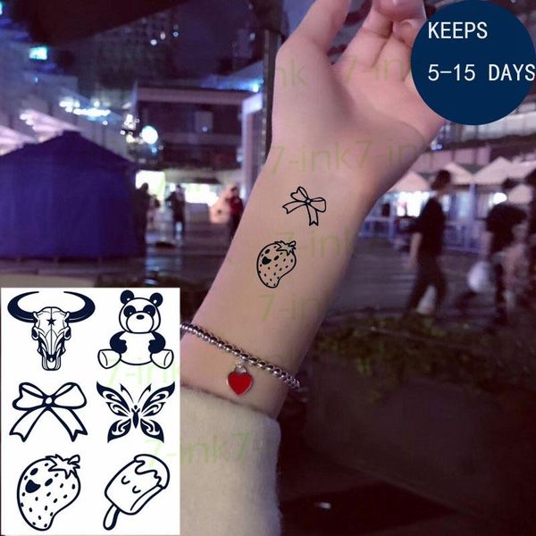temporary tattoos juice waterproof tattoo sticker cartoon panda bow popsicle butterfly cow fake tatto style 7-15 days for men women
temporary tattoos juice waterproof tattoo sticker cartoon panda bow popsicle butterfly cow fake tatto style 7-15 days for men women