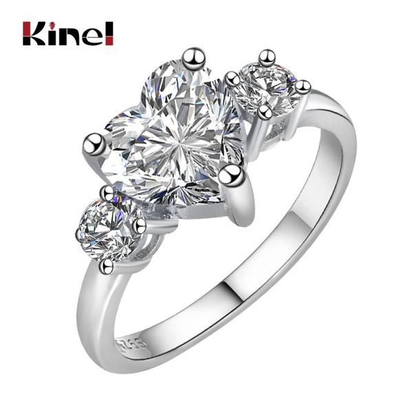 wedding rings kinel 2021 christmas loving heart silver color micro inlay zircon fashion for lady anelli, Slivery;golden
wedding rings kinel 2021 christmas loving heart silver color micro inlay zircon fashion for lady anelli, Slivery;golden