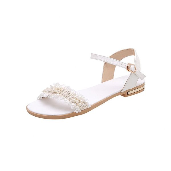 2021 new summer flat sandals women black large size sandals 34-44 white daily string bead beach casual ladies shoes
2021 new summer flat sandals women black large size sandals 34-44 white daily string bead beach casual ladies shoes