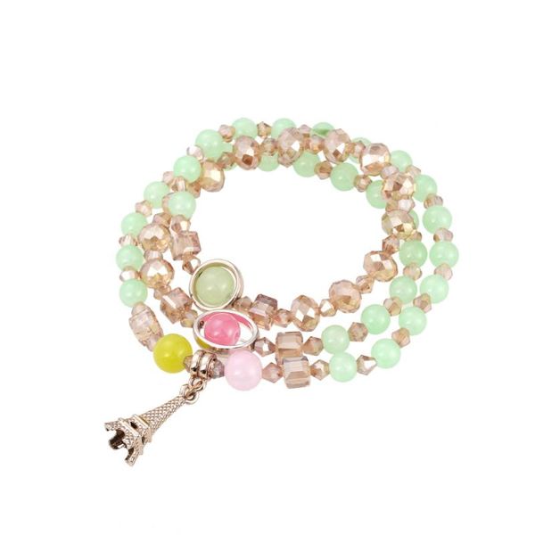 multilayer crystal beads bracelet multi layered elastic bangle with eiffel towel pendant fashion jewelry accessory (col charm bracelets, Golden;silver
multilayer crystal beads bracelet multi layered elastic bangle with eiffel towel pendant fashion jewelry accessory (col charm bracelets, Golden;silver
