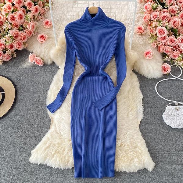 casual dresses women turtleneck knitted dress korean long sleeve elastic slim pencil autumn winter bodycon sweater, Black;gray
casual dresses women turtleneck knitted dress korean long sleeve elastic slim pencil autumn winter bodycon sweater, Black;gray