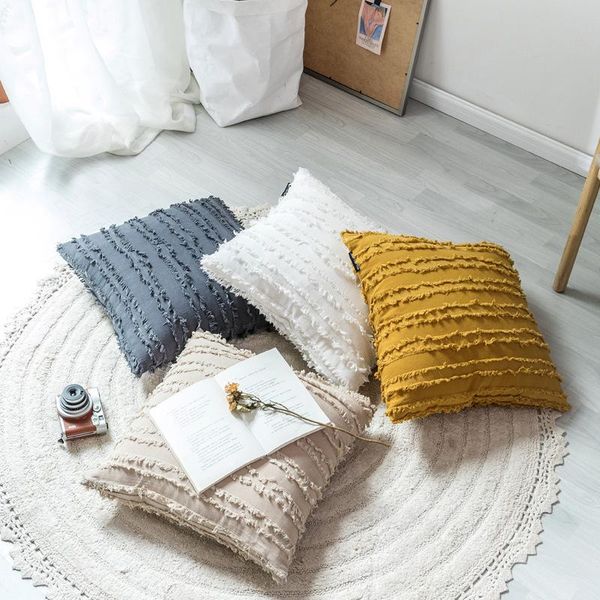 cushion/decorative pillow 45*45cm solid color striped pillowcase nordic living room sofa cushion cover car lumbar protection square home dec
cushion/decorative pillow 45*45cm solid color striped pillowcase nordic living room sofa cushion cover car lumbar protection square home dec