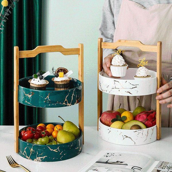 dishes & plates nordic home living room swing ceramic gold double-layer fruit plate with bamboo hand round basket dried
dishes & plates nordic home living room swing ceramic gold double-layer fruit plate with bamboo hand round basket dried