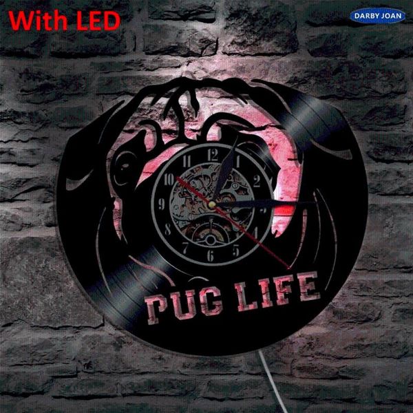 wall clocks pet puppy cd retro led blacklight pug life dog cute vintage lp record light creative animal theme
wall clocks pet puppy cd retro led blacklight pug life dog cute vintage lp record light creative animal theme