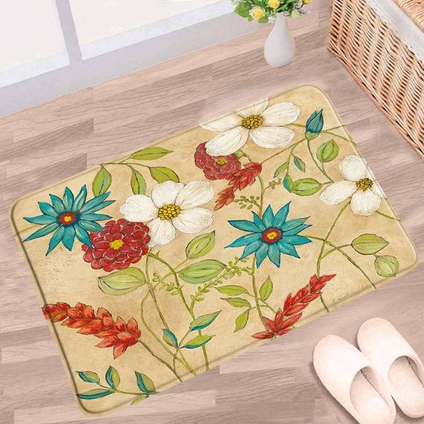 bath mats doormat european style flowers bathroom mat modern simple watercolor garden plant non-slip rug kitchen doorway aisle carpet
bath mats doormat european style flowers bathroom mat modern simple watercolor garden plant non-slip rug kitchen doorway aisle carpet