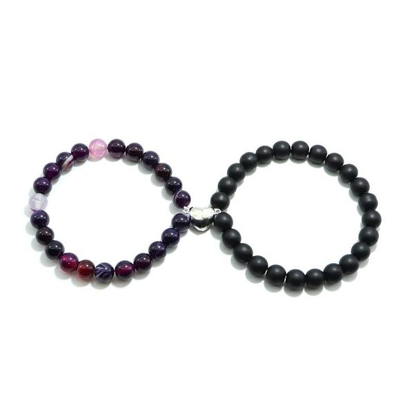 beaded, strands minimalist beaded lover bracelet long distance attract heart magnet braclet natural stone handmade evil eye braslet mujer jo, Black
beaded, strands minimalist beaded lover bracelet long distance attract heart magnet braclet natural stone handmade evil eye braslet mujer jo, Black