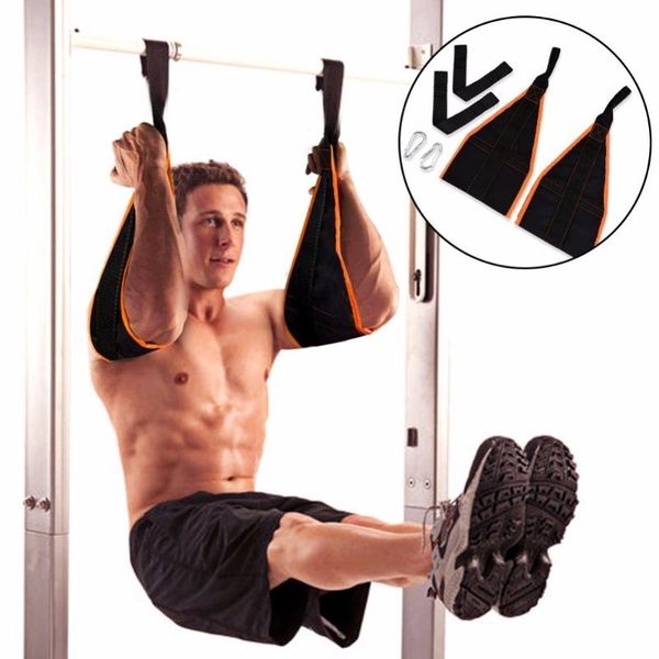 resistance bands 2pc sling straps home fitness abdominal carver hanging belt chin up sit bar pullup heavy duty muscle training suspension 
resistance bands 2pc sling straps home fitness abdominal carver hanging belt chin up sit bar pullup heavy duty muscle training suspension