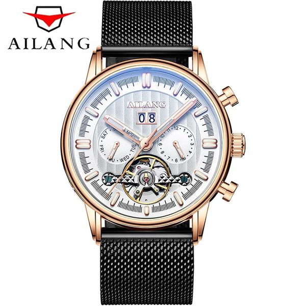 wristwatches ailang 2021 automatic hollow mechanical stainless steel tourbillon calendar waterproof luxury luminous authentic watch 201, Slivery;brown
wristwatches ailang 2021 automatic hollow mechanical stainless steel tourbillon calendar waterproof luxury luminous authentic watch 201, Slivery;brown