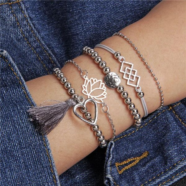 charm bracelets boho & bangles set for women vintage beaded bracelet fashion multilayer pulseras bangle accessories mujer bijoux, Golden;silver
charm bracelets boho & bangles set for women vintage beaded bracelet fashion multilayer pulseras bangle accessories mujer bijoux, Golden;silver