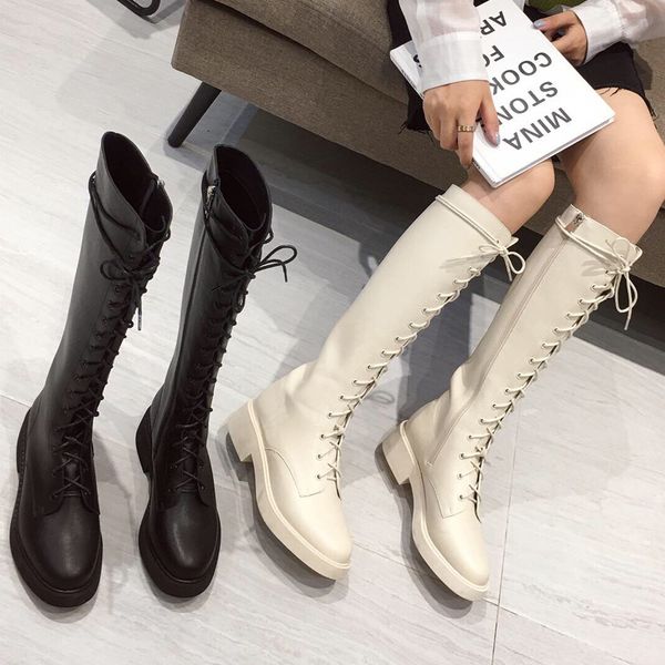 new women boots winter designer british style martin booties ladies round toe knee thick low heel female boots woman shoes, Black
new women boots winter designer british style martin booties ladies round toe knee thick low heel female boots woman shoes, Black