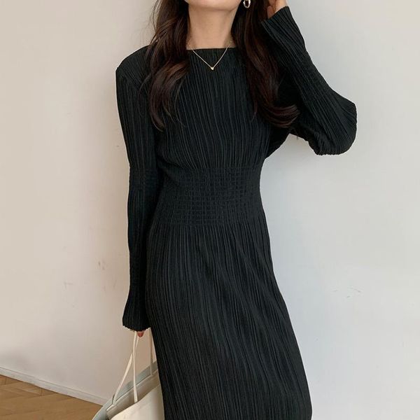 casual dresses 2021 fashion women long sleeve slim ankle-length derss ladies vintage high waist flare knitting, Black;gray
casual dresses 2021 fashion women long sleeve slim ankle-length derss ladies vintage high waist flare knitting, Black;gray