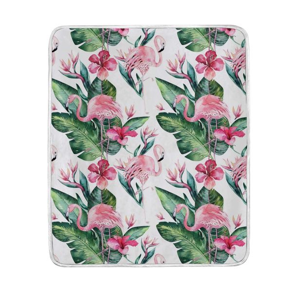 Tropical Floral with Palm Leaves Pink Flamingo Throw Blanket Soft Warm Bed Couch Fuzzy Blanket Lightweight Cozy Sofa Fleece
Tropical Floral with Palm Leaves Pink Flamingo Throw Blanket Soft Warm Bed Couch Fuzzy Blanket Lightweight Cozy Sofa Fleece