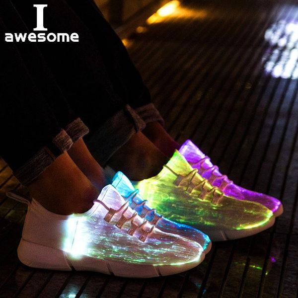 children led light shoes summer boy luminous glowing sneakers men women girls kids flashing with adults usb recharge athletic & outdoor, Black
children led light shoes summer boy luminous glowing sneakers men women girls kids flashing with adults usb recharge athletic & outdoor, Black