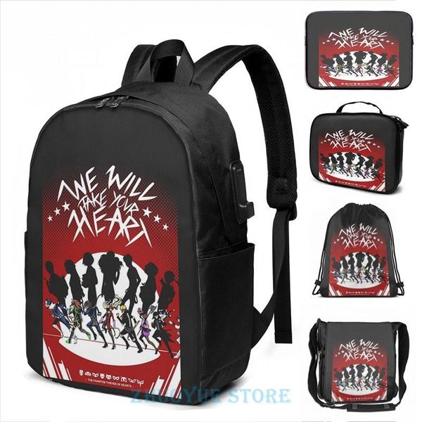 backpack funny graphic print we will take your heart usb charge men school bags women bag travel laptop
backpack funny graphic print we will take your heart usb charge men school bags women bag travel laptop
