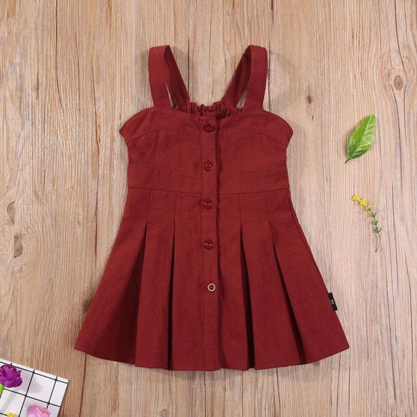 girl's dresses summer cotton girls halter strap dress, wine red fashion sleeveless dress for, Red;yellow
girl's dresses summer cotton girls halter strap dress, wine red fashion sleeveless dress for, Red;yellow