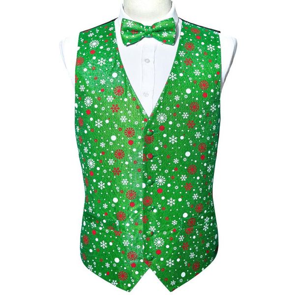 men's vests snowflake 3d print green christmas vest men autumn slim fit waistcoat bowtie set mens xmas party holiday prom tuxedo, Black;white
men's vests snowflake 3d print green christmas vest men autumn slim fit waistcoat bowtie set mens xmas party holiday prom tuxedo, Black;white