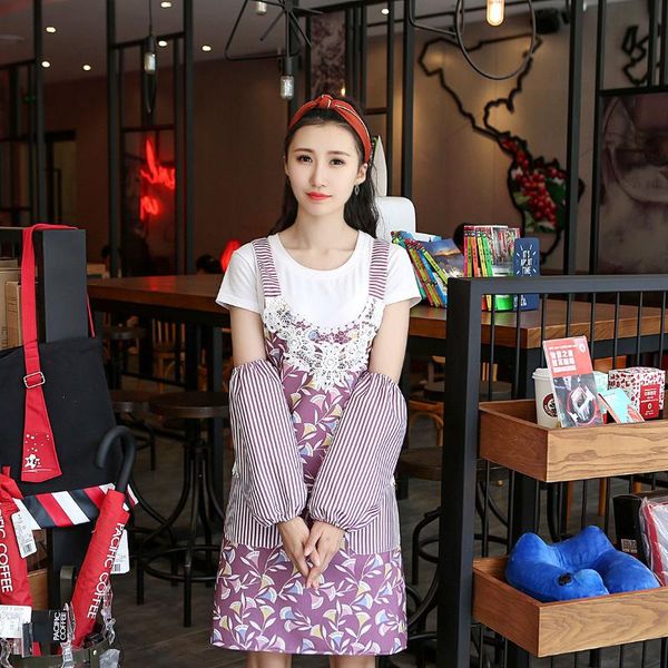 aprons lovely sleeveless home kitchen baking apron female waterproof and oil-proof adult
aprons lovely sleeveless home kitchen baking apron female waterproof and oil-proof adult