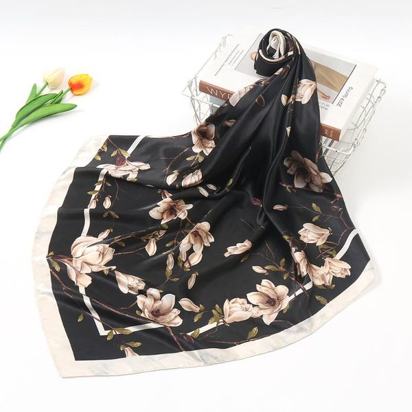 scarves 90cm square silk satin scarf floral hijab women foulard bandana muslim islamic kerchief shawls arrival wrap head, Blue;gray
scarves 90cm square silk satin scarf floral hijab women foulard bandana muslim islamic kerchief shawls arrival wrap head, Blue;gray