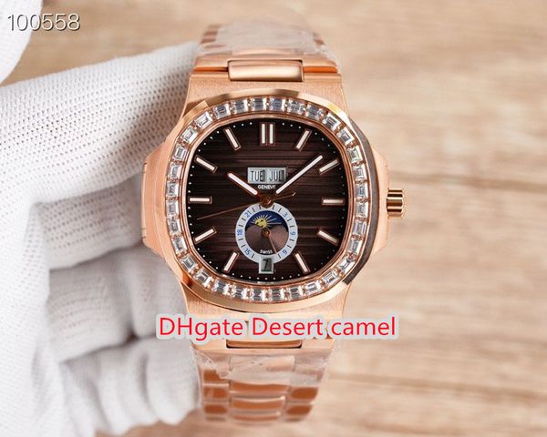 gr made 4 style gold diamond inlaid watch pp cal324 movement 40.5mm men's watch nautilus stainless steel bracelet fashion watches--315, Slivery;brown
gr made 4 style gold diamond inlaid watch pp cal324 movement 40.5mm men's watch nautilus stainless steel bracelet fashion watches--315, Slivery;brown