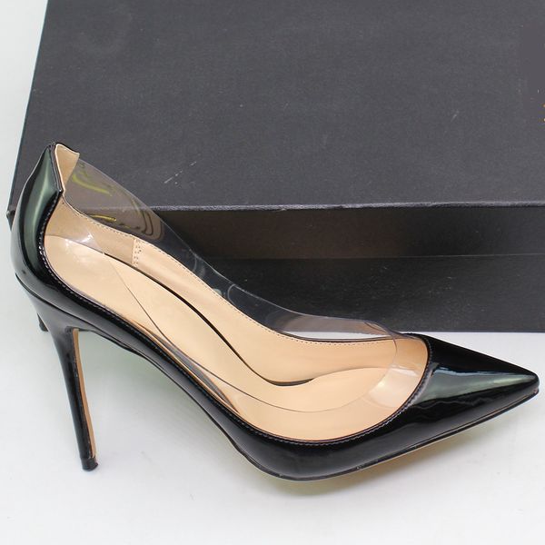 sandals pvc transparent fashion women shoes ladies slip on thin high heels pointed toe wedding party pumps c035a 3vqn, Black
sandals pvc transparent fashion women shoes ladies slip on thin high heels pointed toe wedding party pumps c035a 3vqn, Black