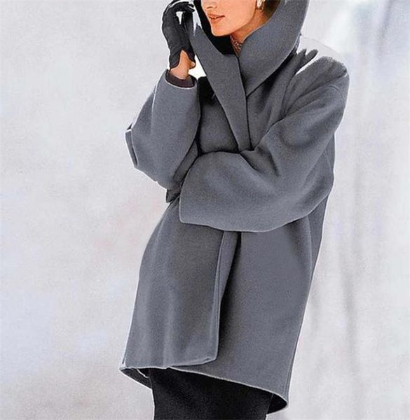 spring autumn individual trend solid color loose fashion versatile hood coat outer wear women's large shawl collar woolen jacket trench, Tan;black
spring autumn individual trend solid color loose fashion versatile hood coat outer wear women's large shawl collar woolen jacket trench, Tan;black