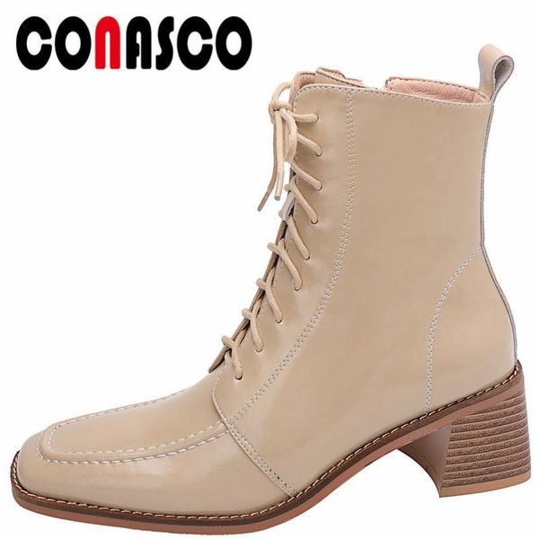 boots conasco 2021 elegant women ankle autumn winter warm cow leather causal basic prom office lady party punk shoes woman, Black
boots conasco 2021 elegant women ankle autumn winter warm cow leather causal basic prom office lady party punk shoes woman, Black