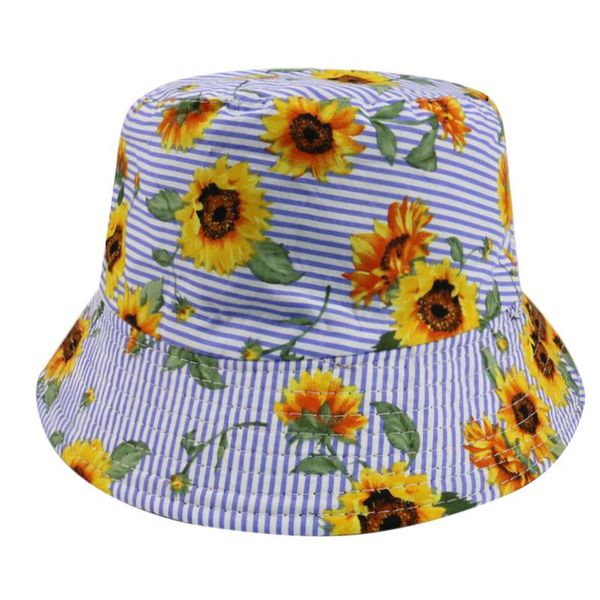 spring summer flowers double sided wearing fisherman hat female printed sunflower outdoor tourism sun basin wide brim hats, Blue;gray
spring summer flowers double sided wearing fisherman hat female printed sunflower outdoor tourism sun basin wide brim hats, Blue;gray