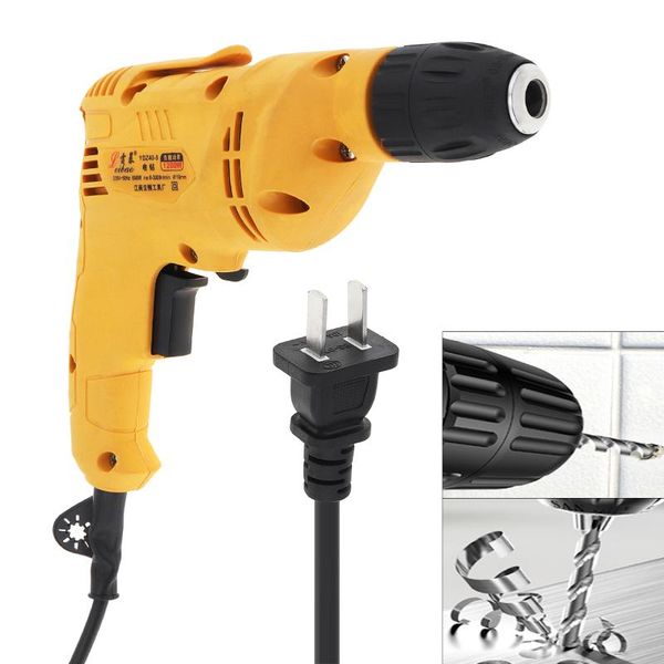 professiona electric drills 220v 580w multifunctional adjustable drill self-locking chuck for handling screw / punching polishing cutting
professiona electric drills 220v 580w multifunctional adjustable drill self-locking chuck for handling screw / punching polishing cutting