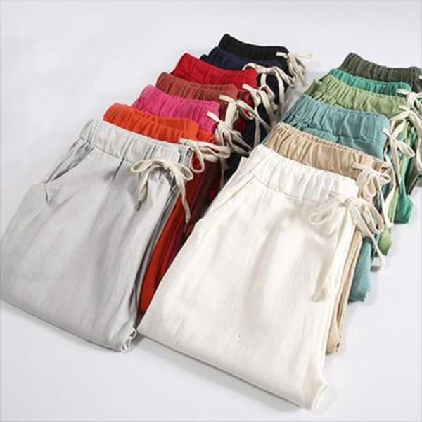 Daycloth Cotton Linen Trousers Loose Women Capris Casual Solid Color Harem Plus Size Capri Womens Summer, Black;white
Daycloth Cotton Linen Trousers Loose Women Capris Casual Solid Color Harem Plus Size Capri Womens Summer, Black;white