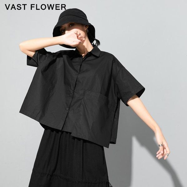 women's blouses & shirts women black vintage irregular plus size blouse lapel short sleeve pocket loose casual shirt summer 2021 fashi, White
women's blouses & shirts women black vintage irregular plus size blouse lapel short sleeve pocket loose casual shirt summer 2021 fashi, White